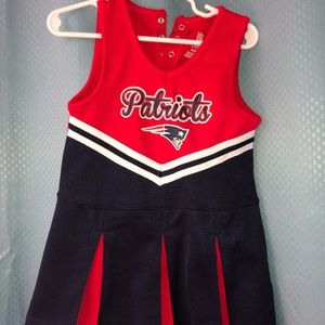 PATRIOTS CHEERLEADER APPAREL DRESS TODDLER
